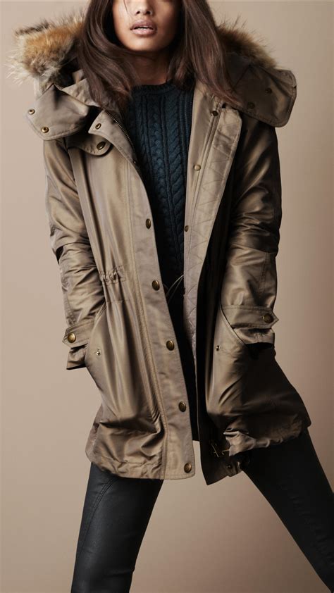 burberry parkas|burberry parka women's.